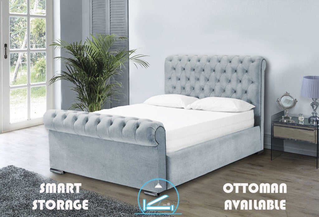 Benito 4ft 6 Bed Frame- Naples Sand