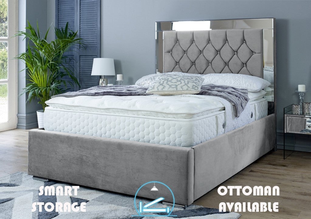 Dormer 4ft 6 Double Bed Frame- Naples Grey