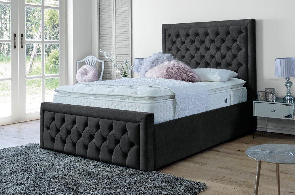 Lewis 4ft Bed Frame- Naples Silver