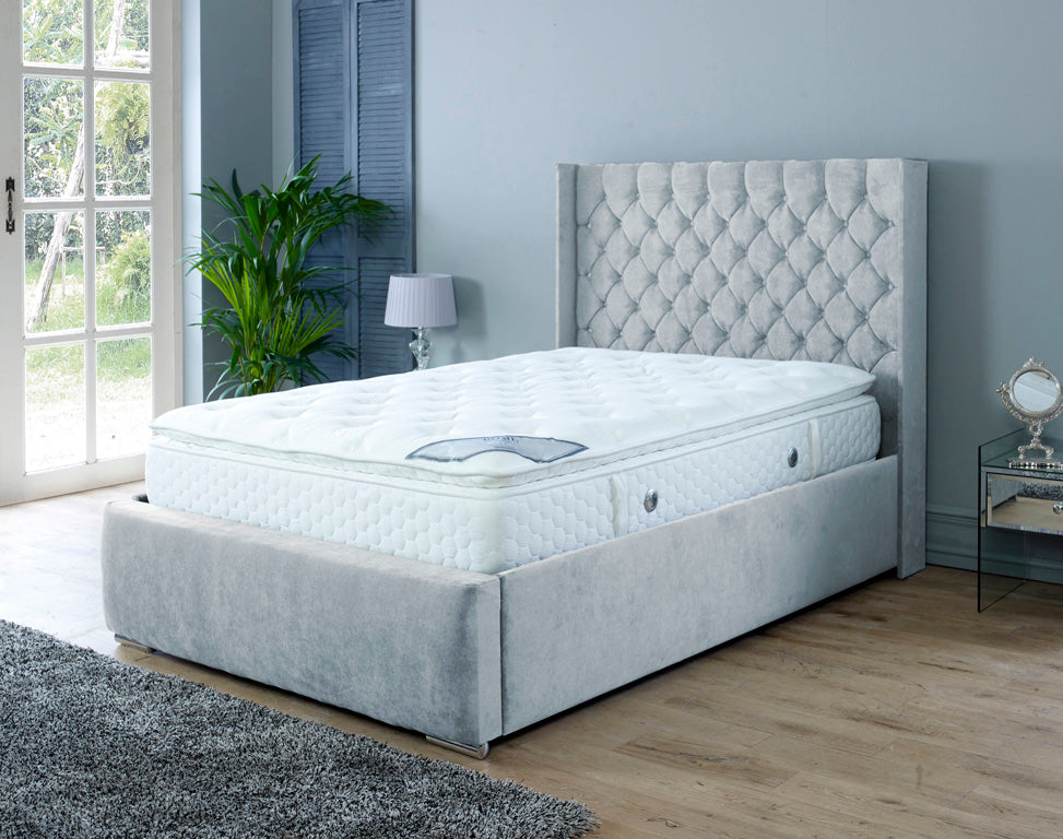 Rose 6ft Superking Ottoman Bed Frame- Naples Sand