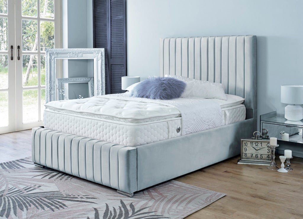 Turin 4ft 6 Ottoman Bed Frame- Naples Sand