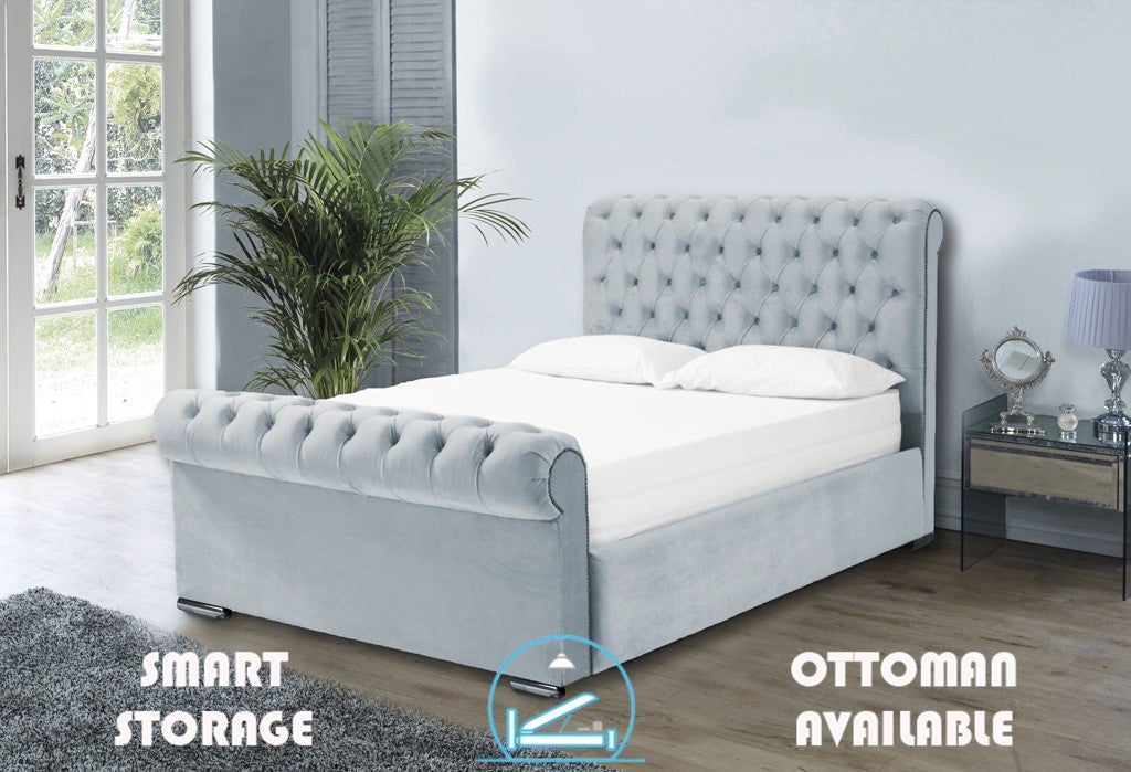 Benito 4ft 6 Bed Frame- Naples Sand
