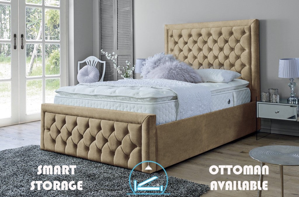 Lewis 4ft Bed Frame- Naples Silver
