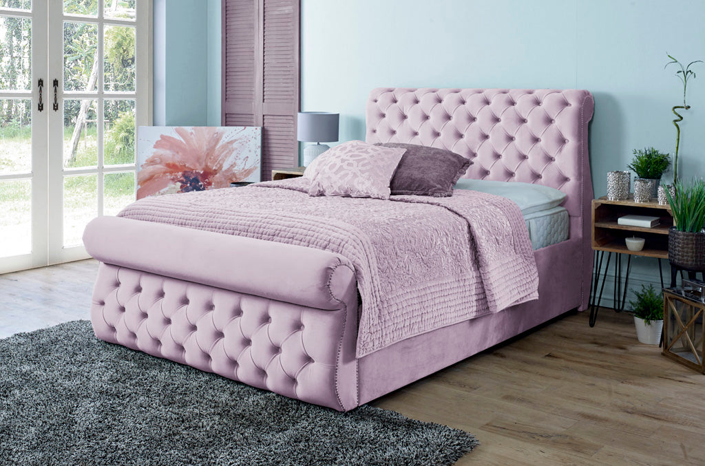 Alicante 4ft 6 Ottoman Bed Frame- Naples Grey
