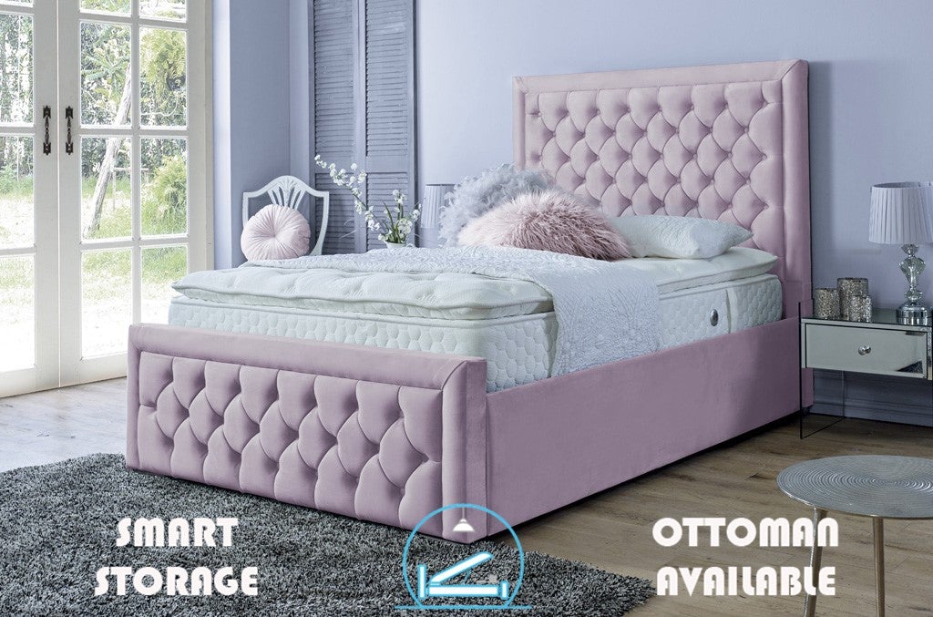 Lewis 4ft 6 Bed Frame- Naples Grey