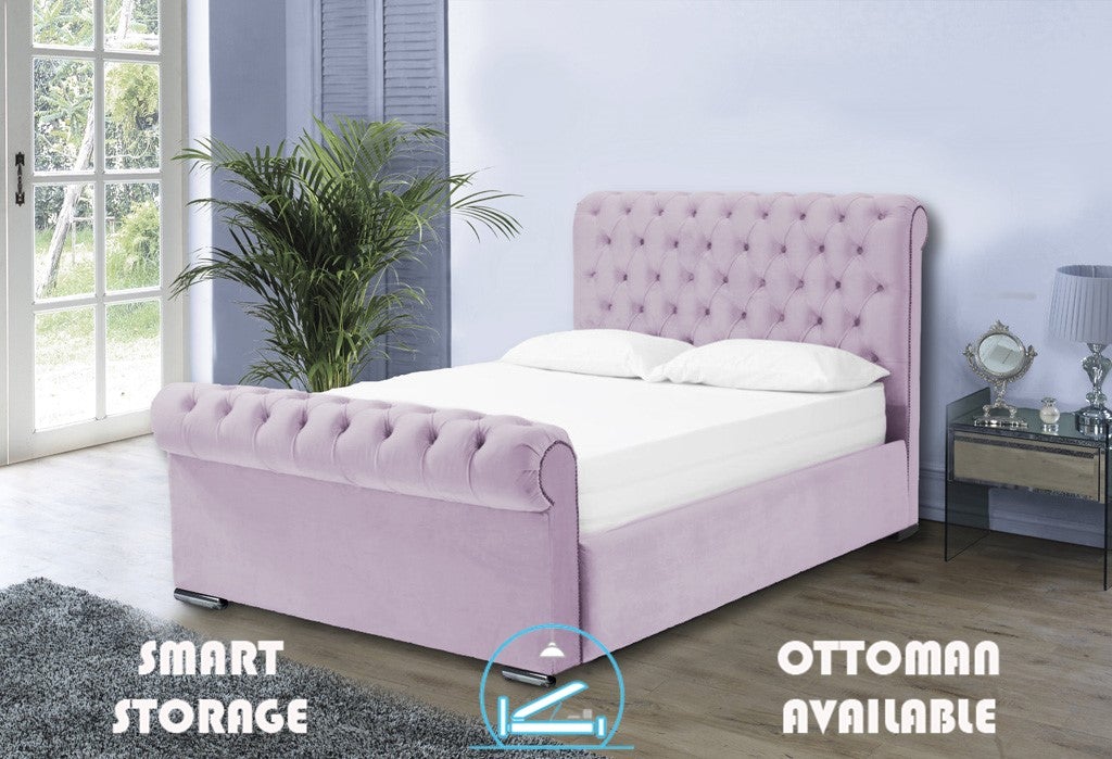 Benito 4ft 6 Bed Frame- Naples Sand