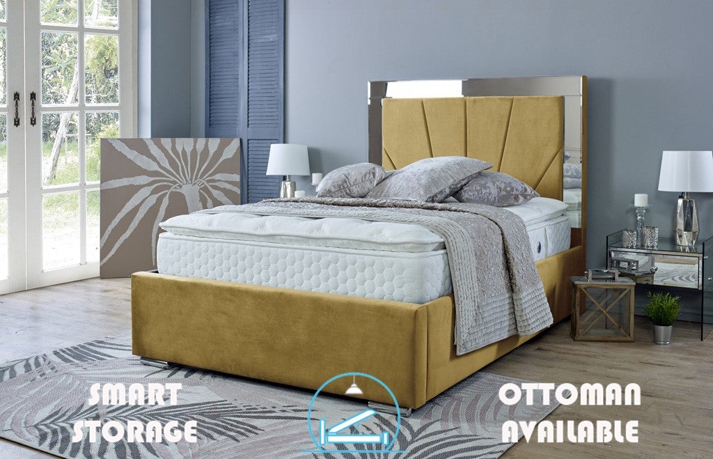 Aurora 3ft Single Bed Frame- Naples Sand