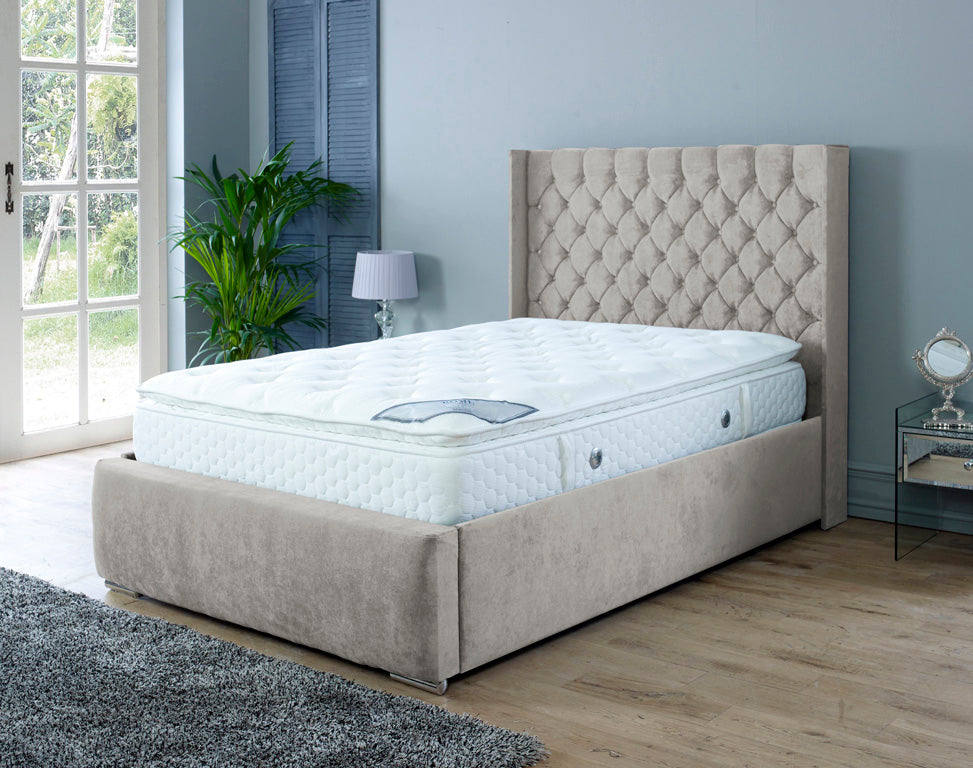 Rose 6ft Superking Ottoman Bed Frame- Naples Sand