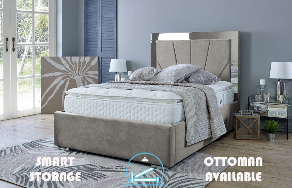 Aurora 3ft Single Bed Frame- Naples Sand
