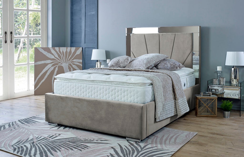 Aurora 3ft Single Bed Frame- Naples Grey