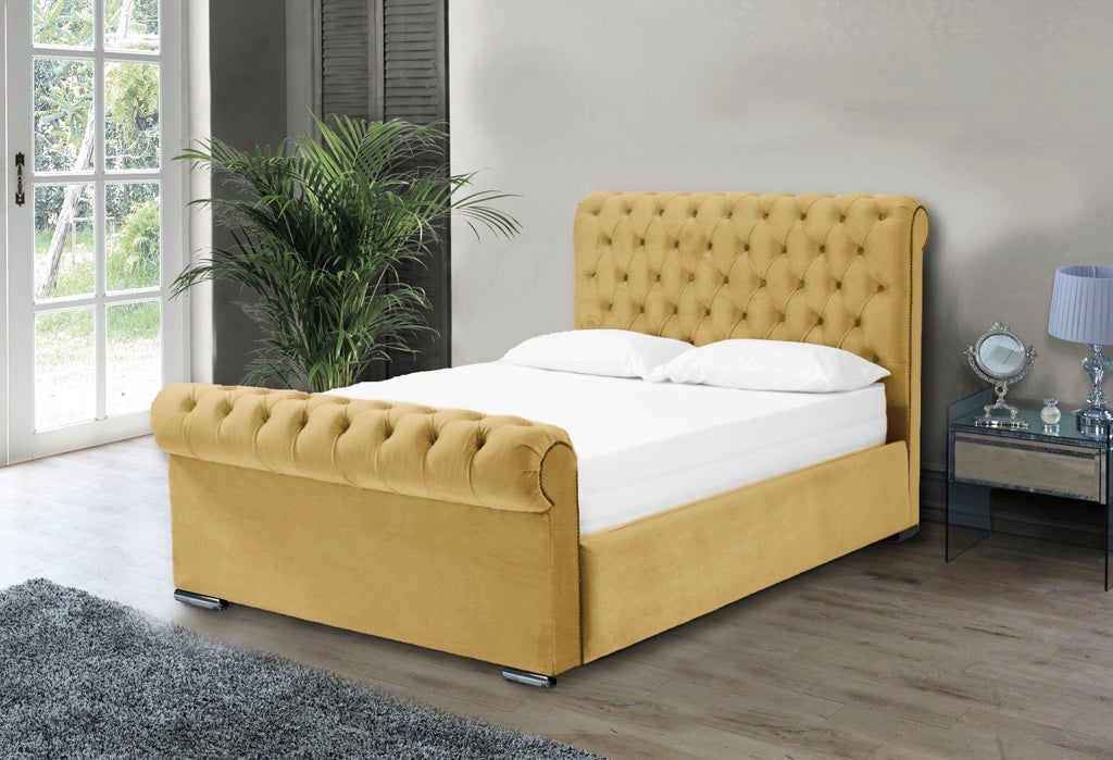 Benito 4ft 6 Bed Frame- Naples Sand