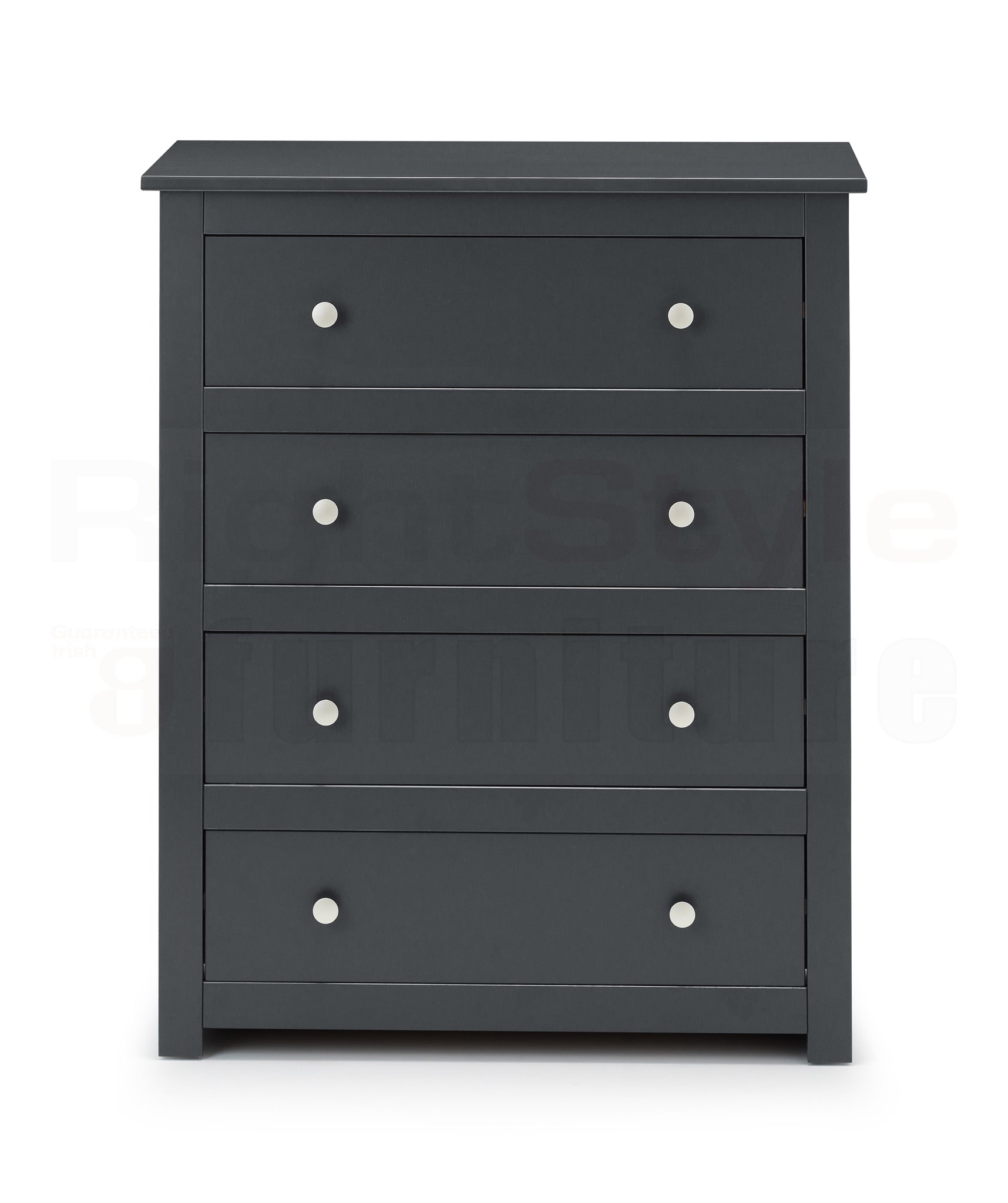 Bradley 4 Drawer Chest - Anthracite