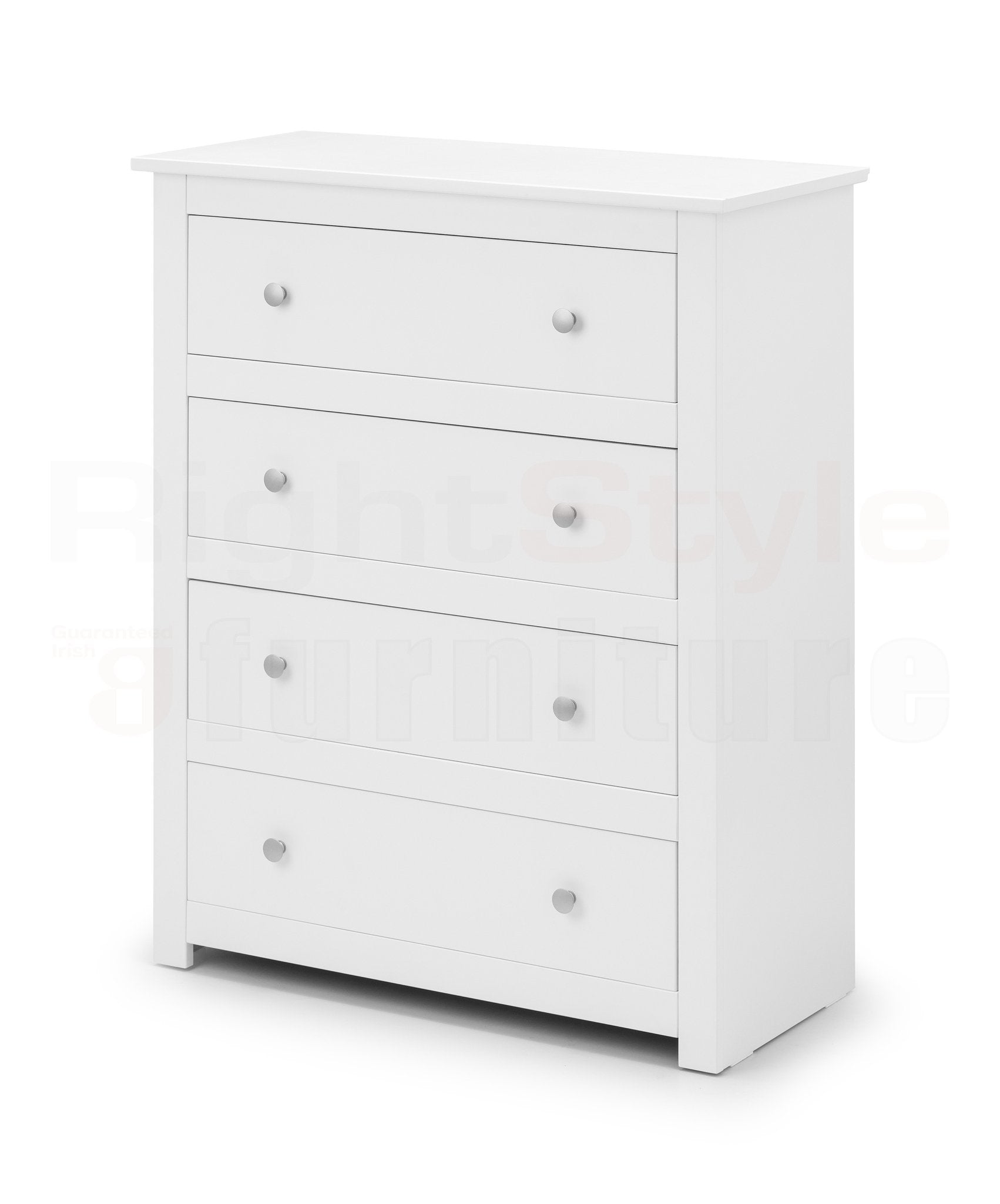 Bradley 4 Drawer Chest - Surf White