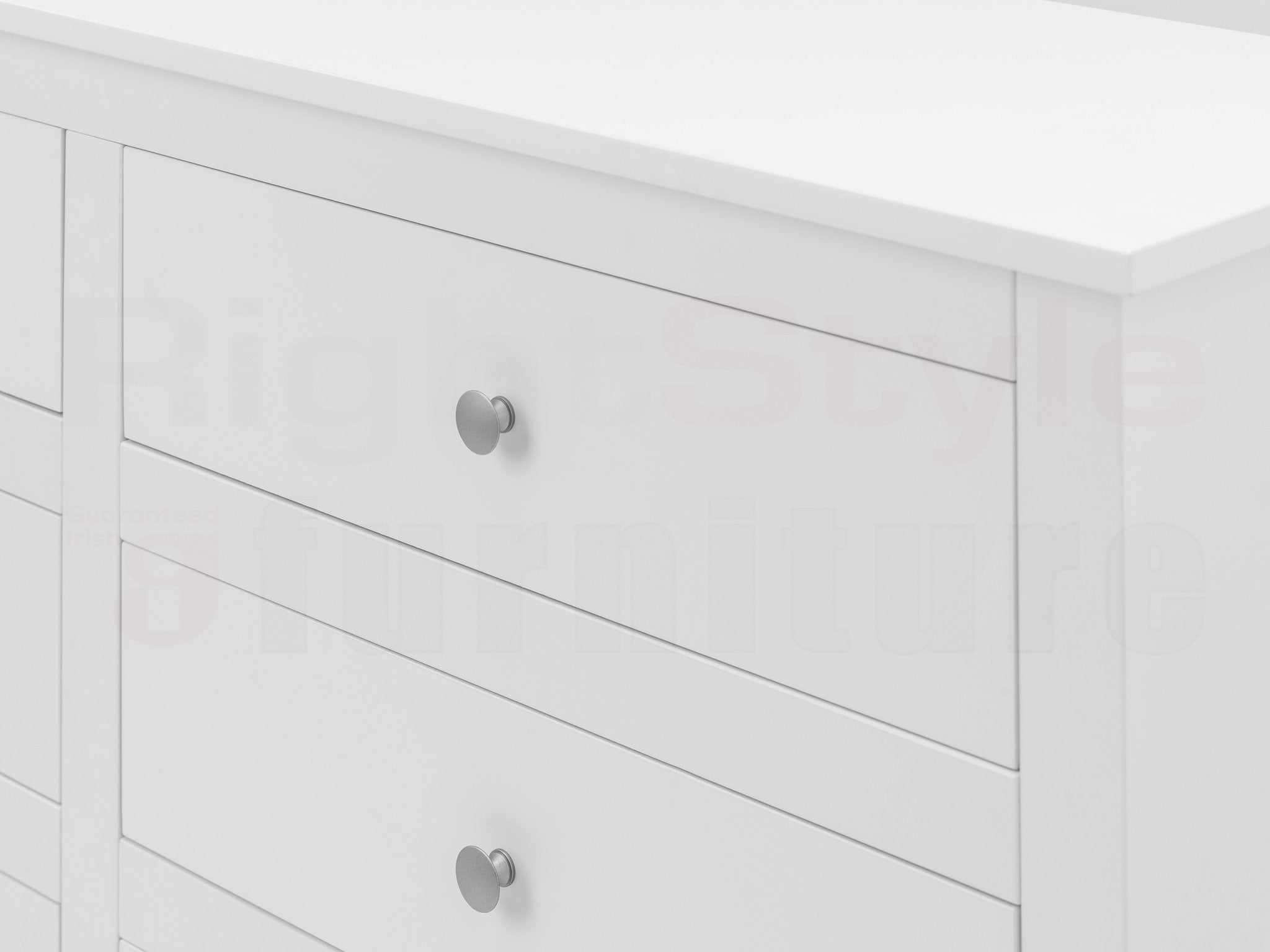 Bradley 6 Drawer Chest - Surf White