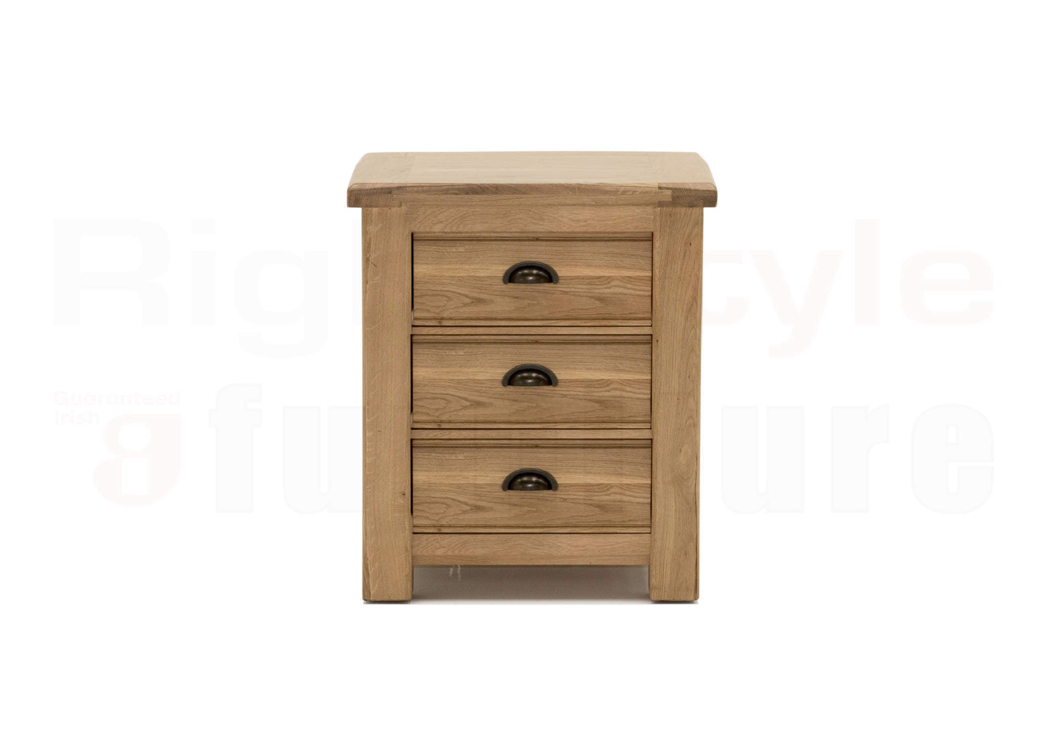 Breeze Bed Frameside Table, 3 Drawer