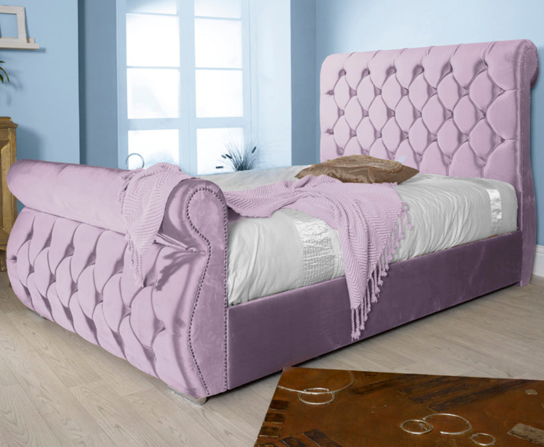 Chester 4ft Ottoman Bed Frame - Naples Grey