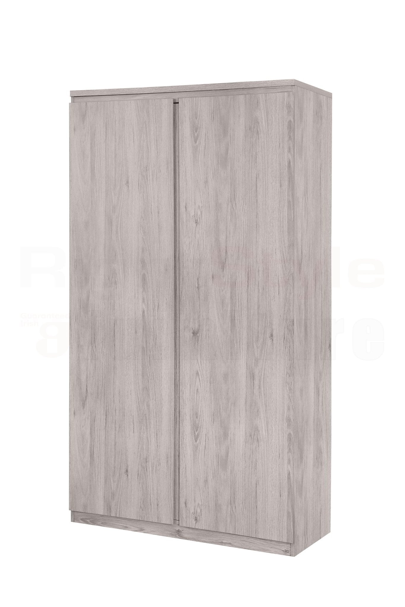 Europa  2 Door Wardrobe Grey Oak