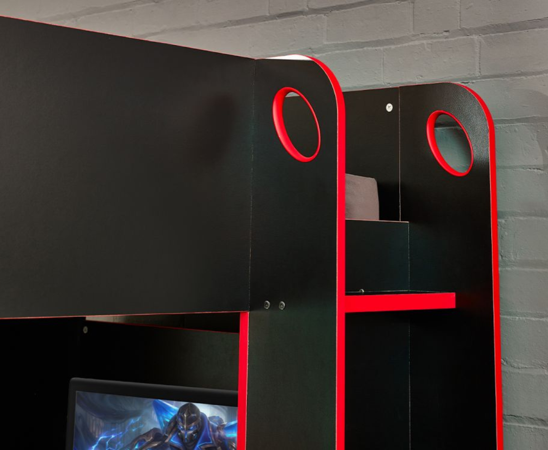 Impact Gaming Bunk - Black and Red