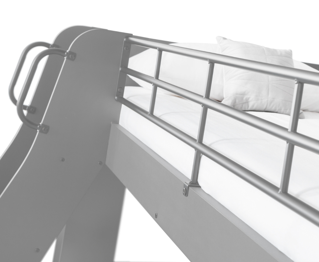 Lumi Triple Sleeper Bunk - Light Grey