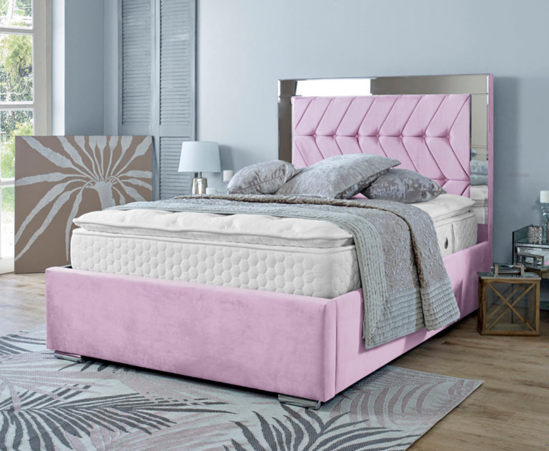 Parie 3ft Single Bed Frame - Naples Grey