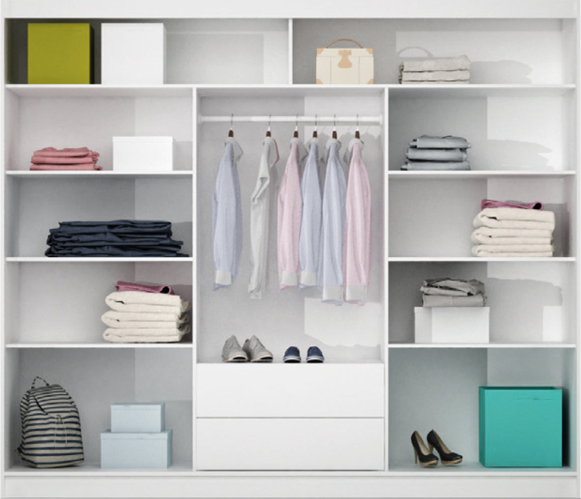 Malta 2.5m Slide Wardrobe