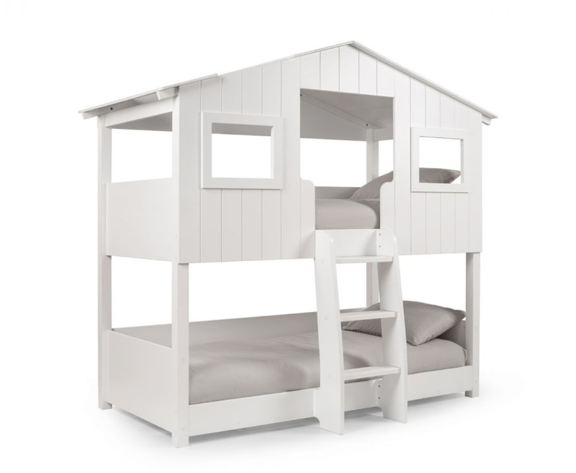 Treehouse Bunk Bed Frame - White