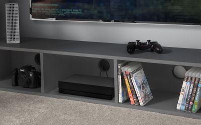 Nebula Gaming Bed with Desk - Anthracite