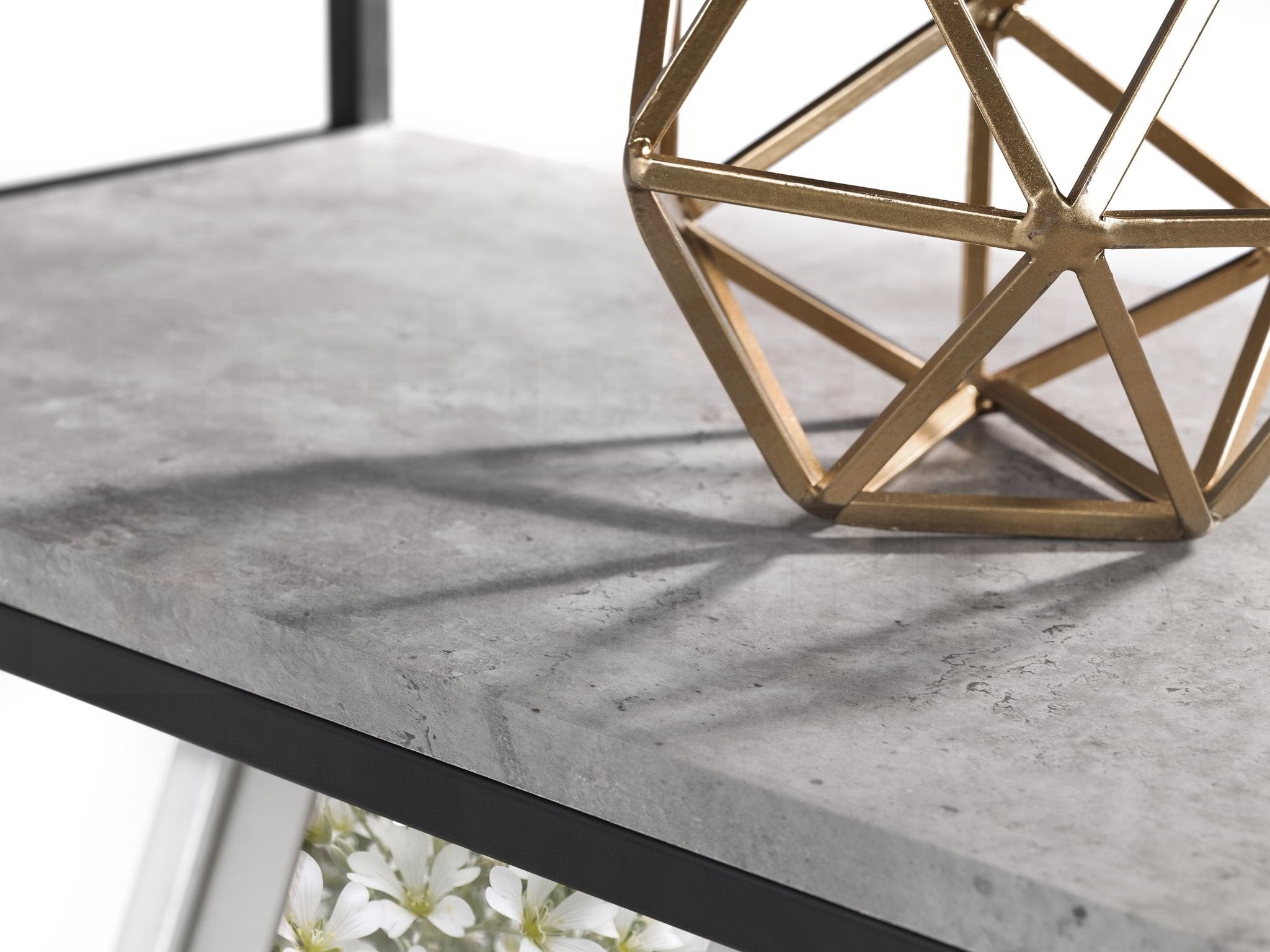 Perth Tall Concrete Bookcase